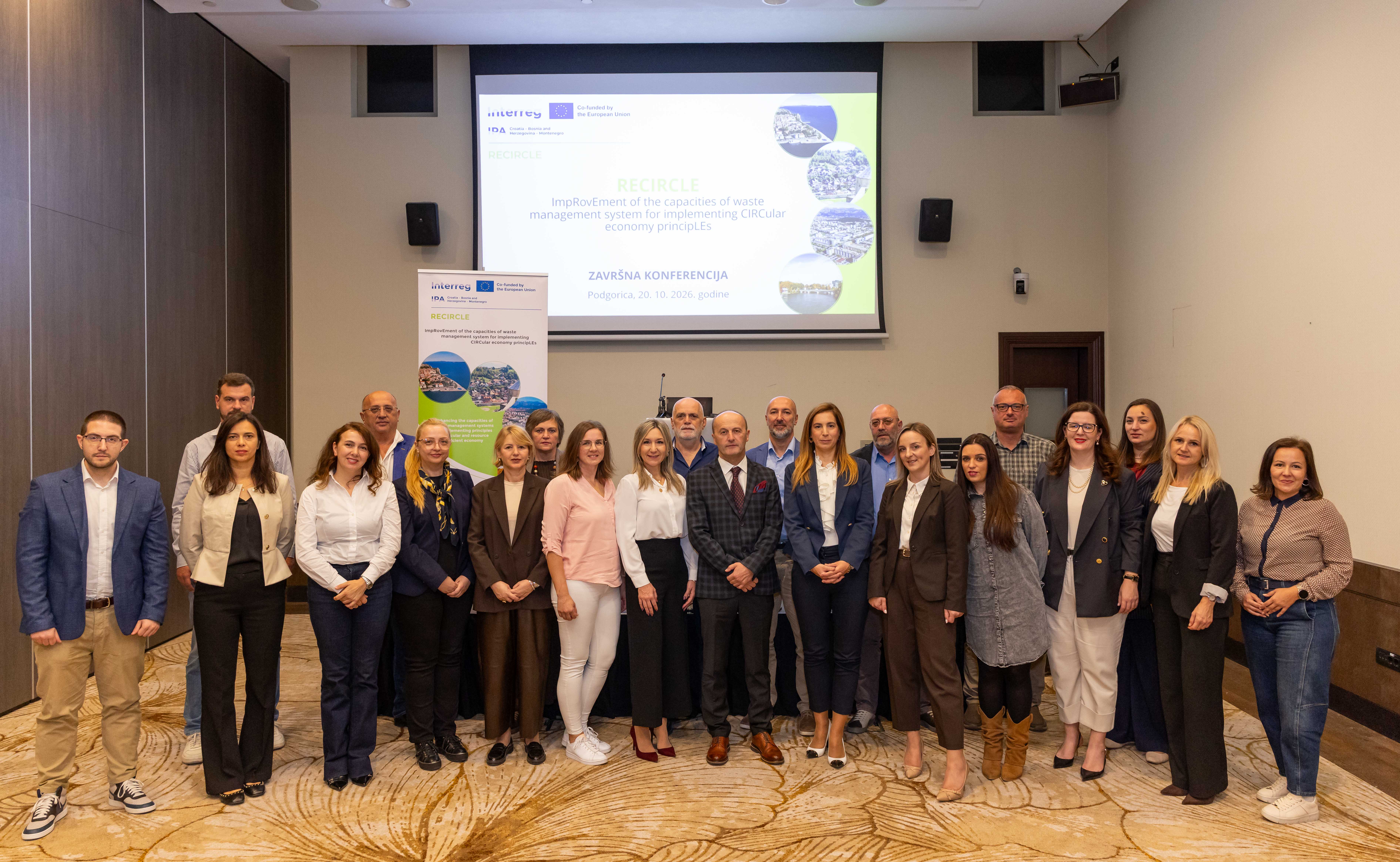 Završna konferencija projekta RECIRCLE u Podgorici