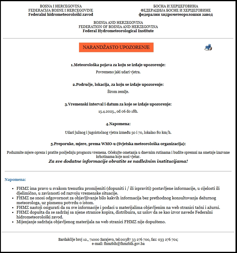 Snimka zaslona 15 4 2025 91226 www.fhmzbih.gov.ba