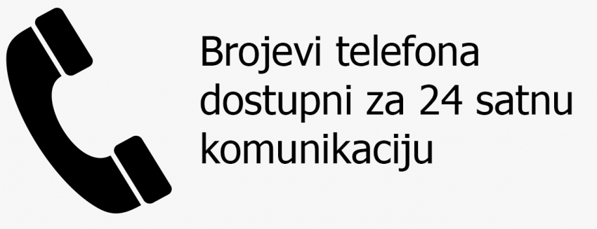 Brojevi telefona dostupni za 24 satnu komunikaciju