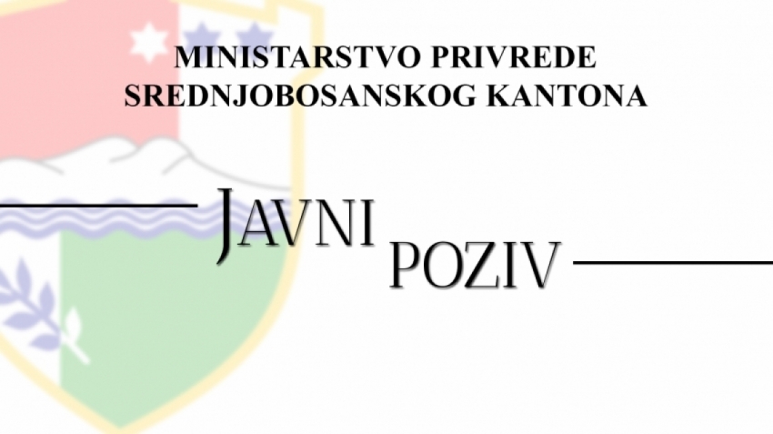 Ministarstvo privrede objavilo dva JAVNA POZIVA