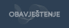 OBAVJEŠTENJE JAVNOSTI