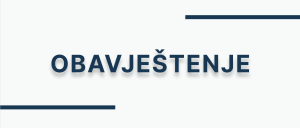 Obavještenje o podnesenom zahtjevu za izdavanje prethodne vodne saglasnosti - Kantonalna direkcija za puteve SBK/KSB