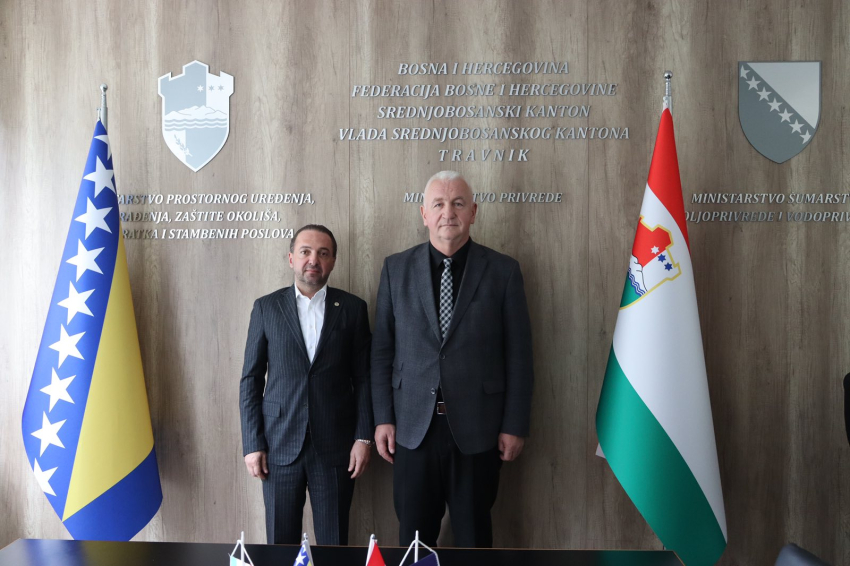Ministar privrede SBK, Sedžad Milanović, ugostio je predsjednika Turske asocijacije mladih poslovnih lidera TÜGİAD, Gürkana Yıldırıma.