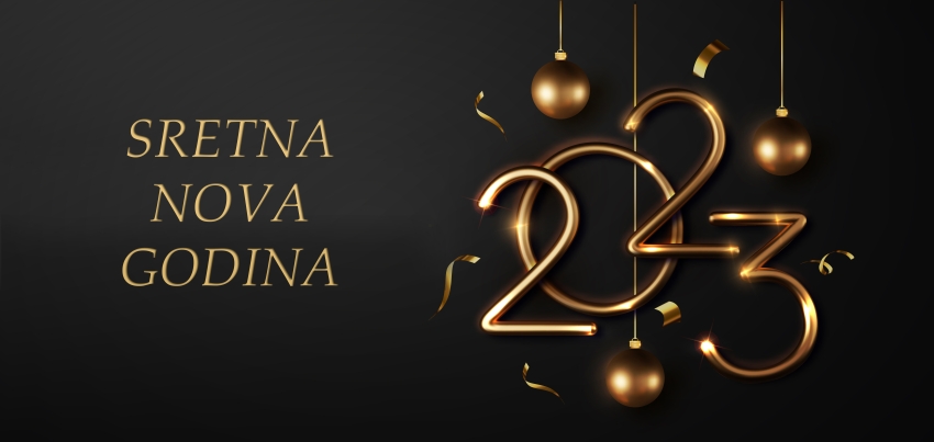 ČESTITKA - SRETNA NOVA 2023. GODINA