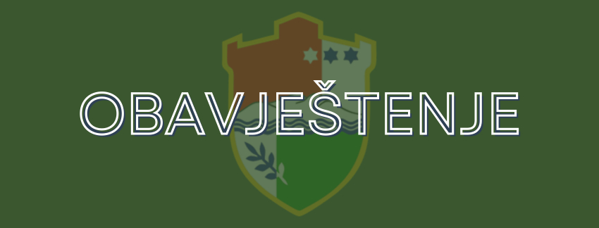 Obavje&scaron;tenje o podnesenom zahtjevu za izdavanje prethodne vodne saglasnosti - Grad Novi Travnik